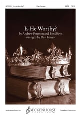 Is He Worthy? SATB choral sheet music cover